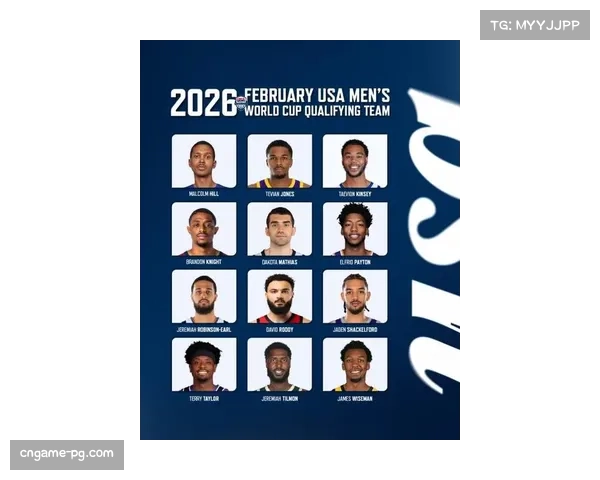 2026年男篮世界杯预选赛窗口期：美国队集训名单公布，新面孔引人关注